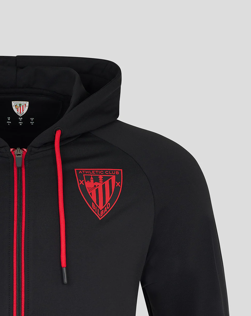 Athletic Club Bilbao Classic  Fleece FZ Hoodie Caviar/Black Hombre - Image 4