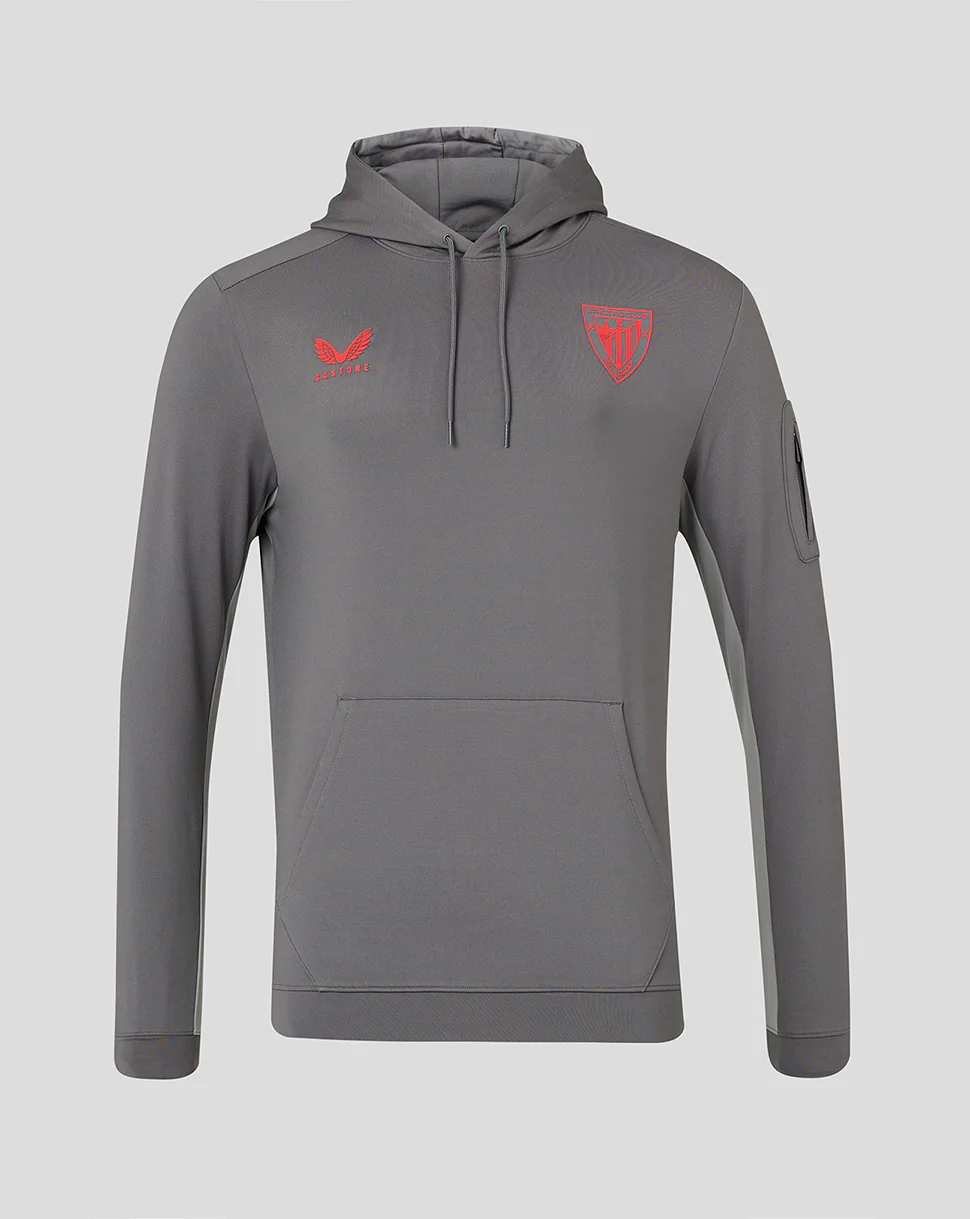 Athletic Club Bilbao Lifestyle 1/4 Zip Mid Layer Junior Lava Smoke/Sharksin