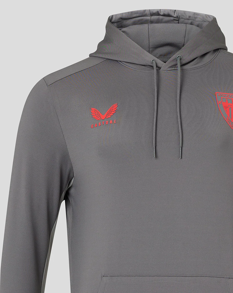 Athletic Club Bilbao Lifestyle 1/4 Zip Mid Layer Junior Lava Smoke/Sharksin - Image 4