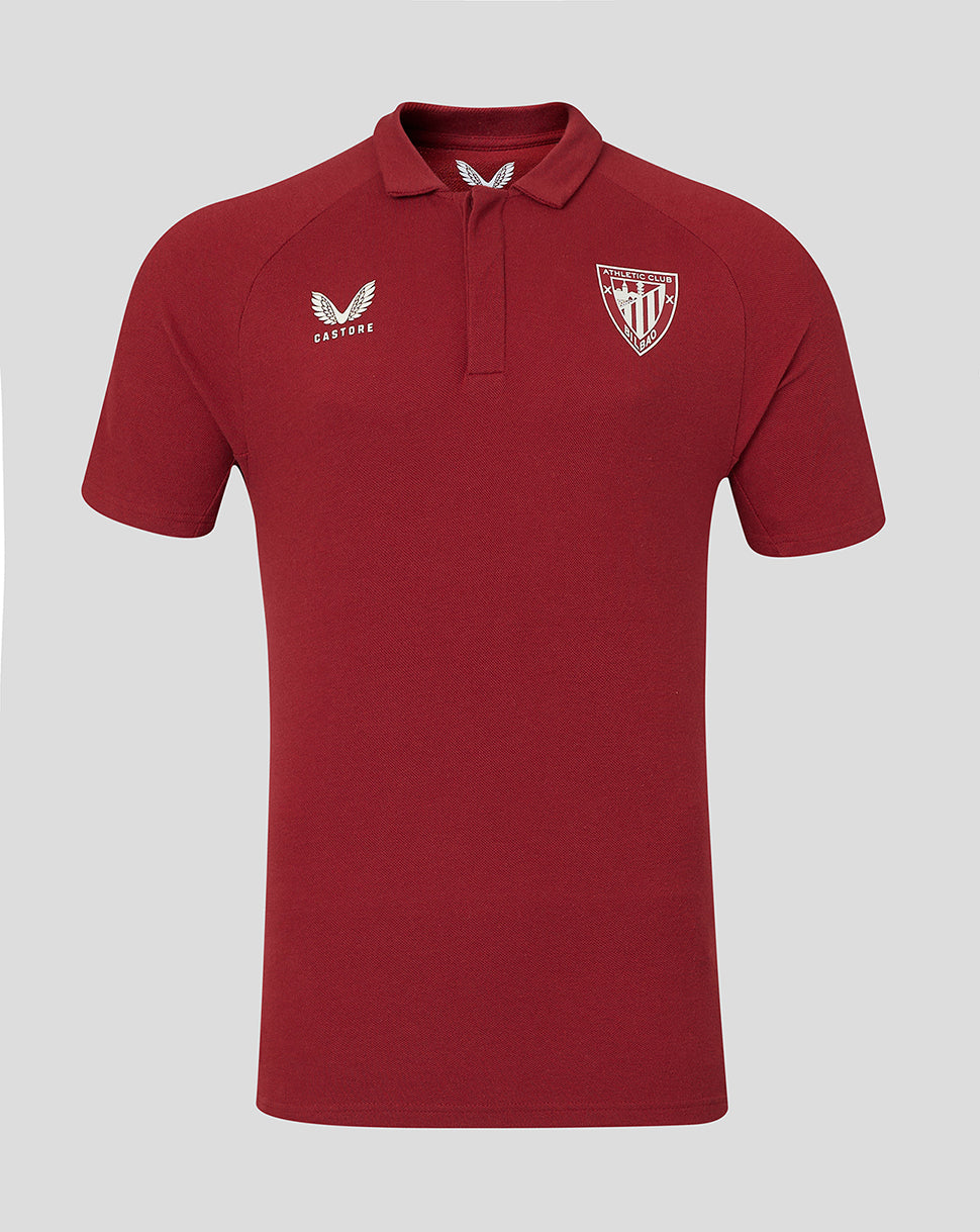 Athletic Club Bilbao Lifestyle S/S Polo Hombre Rojo
