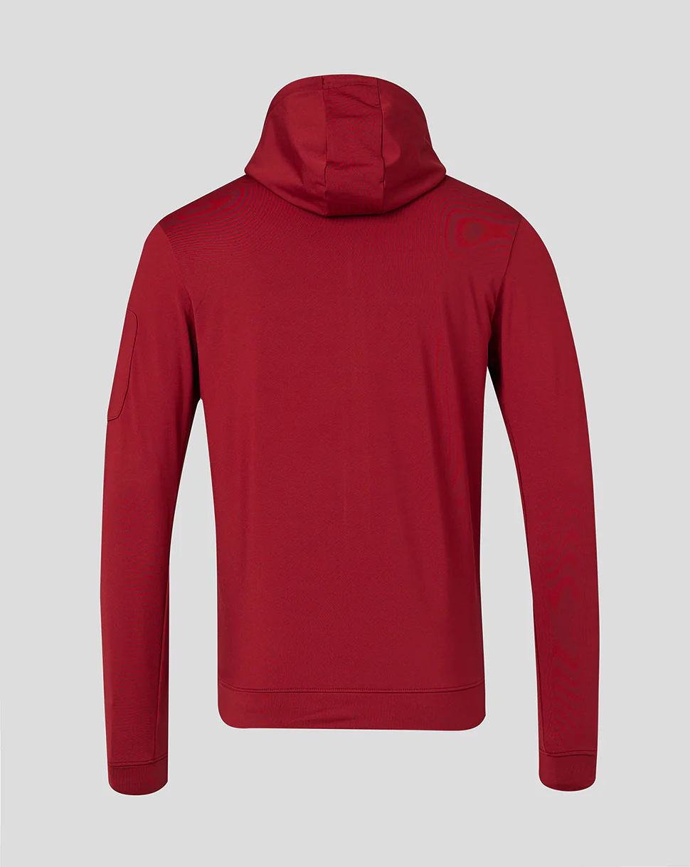 Athletic Club Bilbao Lifestyle Tech Fleece Full Zip Jacket Hombre Rojo - Image 2