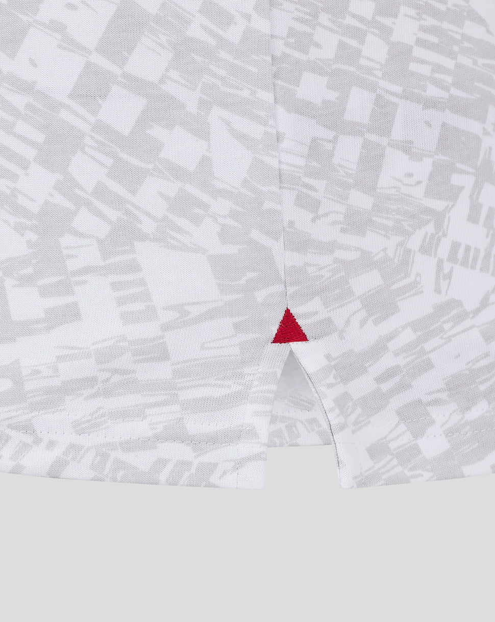 ATHLETIC CLUB COTTON TEE - GREY AND WHITE - Image 5