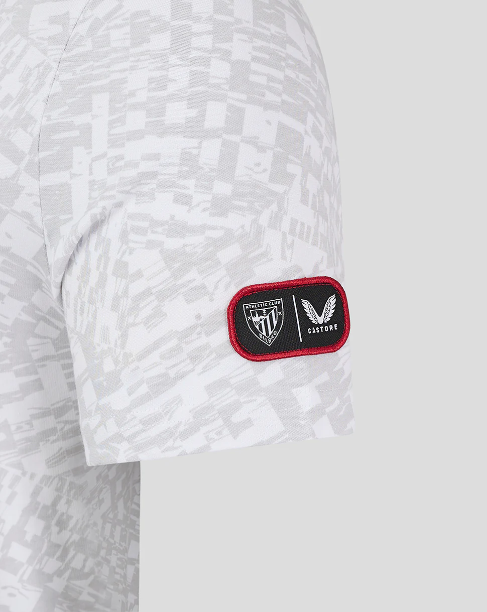 ATHLETIC CLUB COTTON TEE - GREY AND WHITE - Image 6