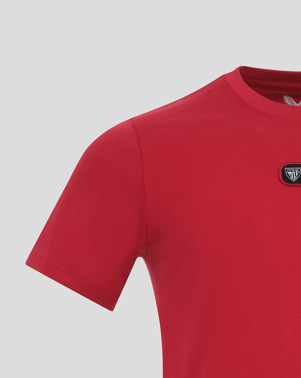 ATHLETIC CLUB COTTON TEE - RED - Image 3