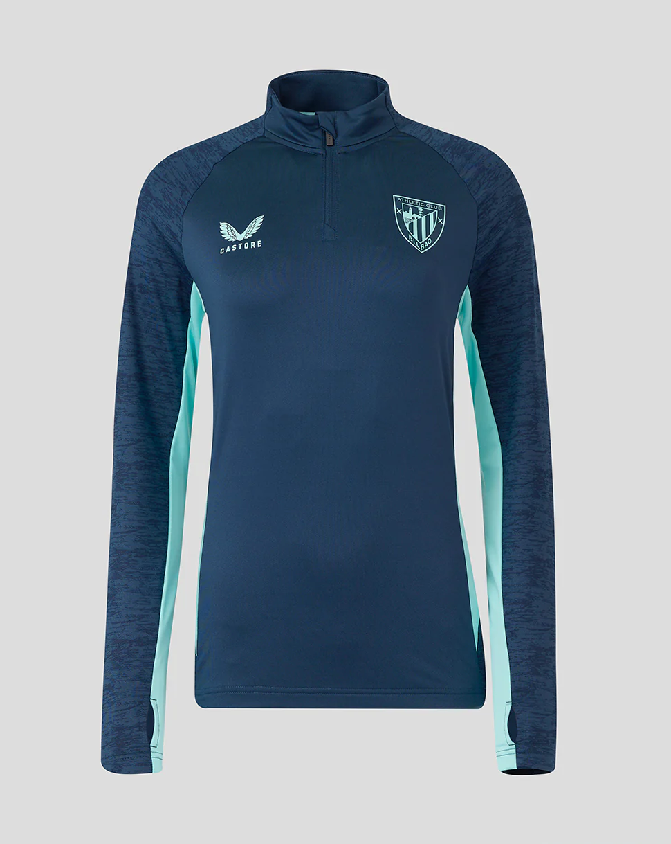 ATHLETIC CLUB PERFORMANCE MIDLAYER TOP JUNIOR ARUBA BLUE