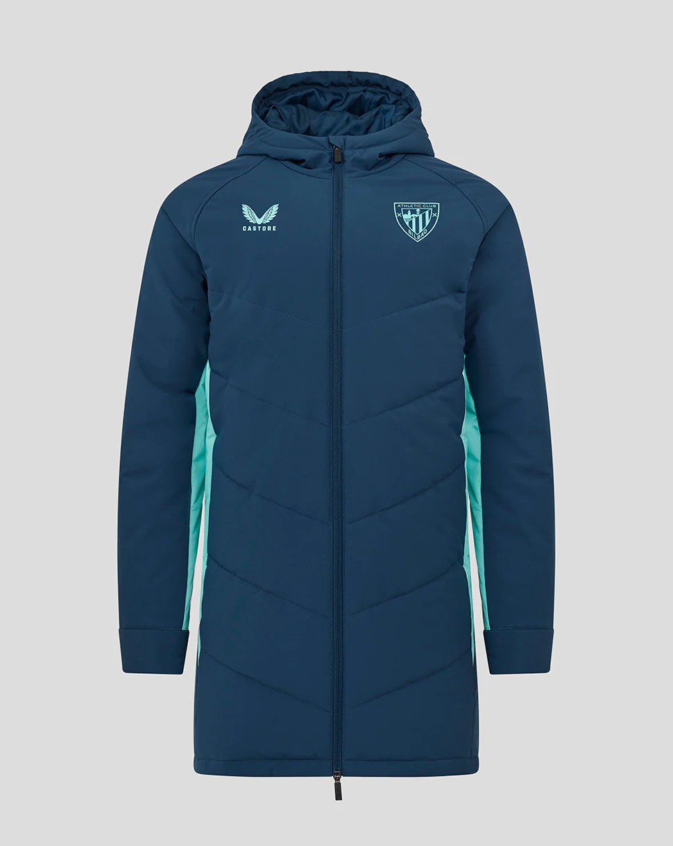 ATHLETIC CLUB PERFORMANCE PADDED JACKET MOONLIT OCEAN/ARUBA BLUE