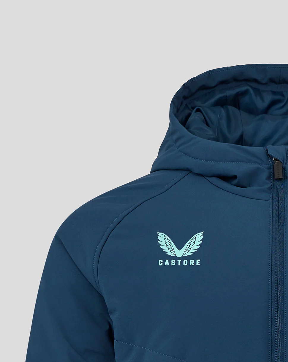 ATHLETIC CLUB PERFORMANCE PADDED JACKET MOONLIT OCEAN/ARUBA BLUE - Image 3
