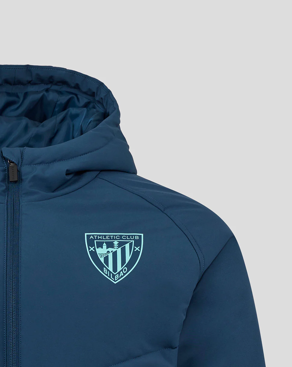 ATHLETIC CLUB PERFORMANCE PADDED JACKET MOONLIT OCEAN/ARUBA BLUE - Image 4