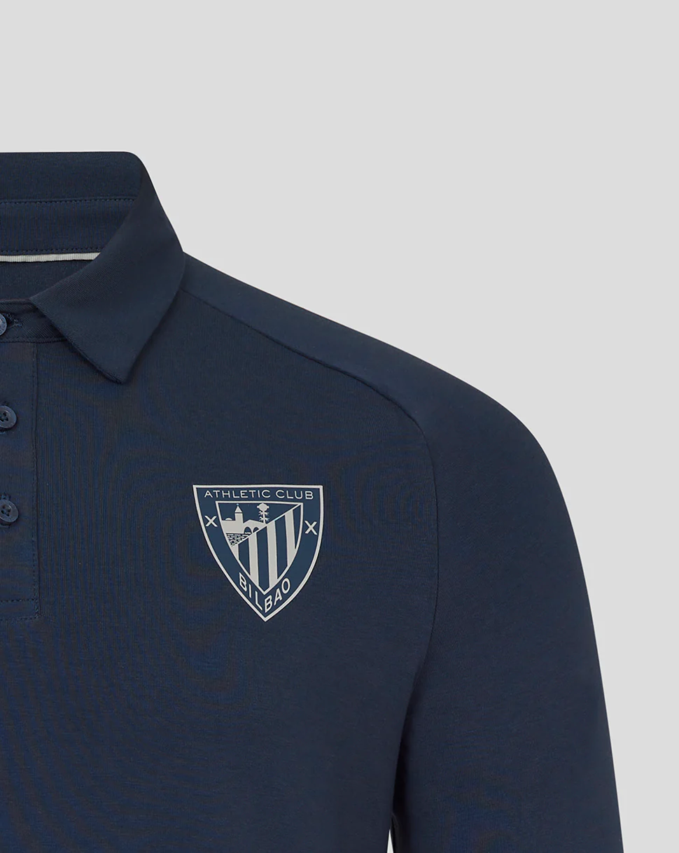 ATHLETIC CLUB TRAVEL SHORT SLEEVE POLO BLACK IRIS - Image 3