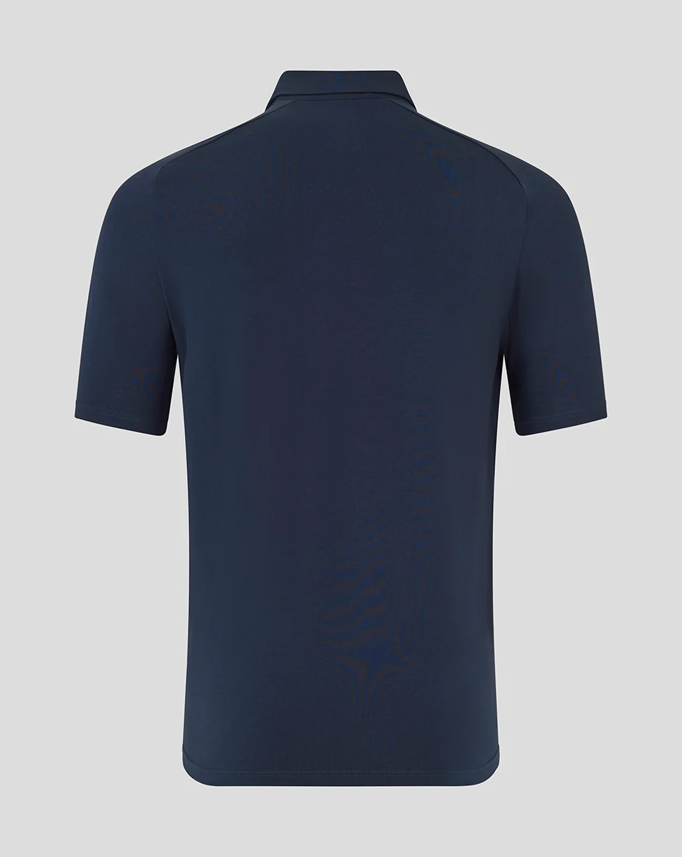ATHLETIC CLUB TRAVEL SHORT SLEEVE POLO BLACK IRIS - Image 4