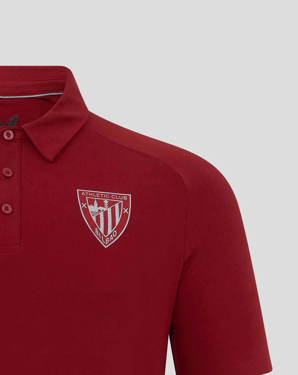 ATHLETIC CLUB TRAVEL SHORT SLEEVE POLO RED - Image 3