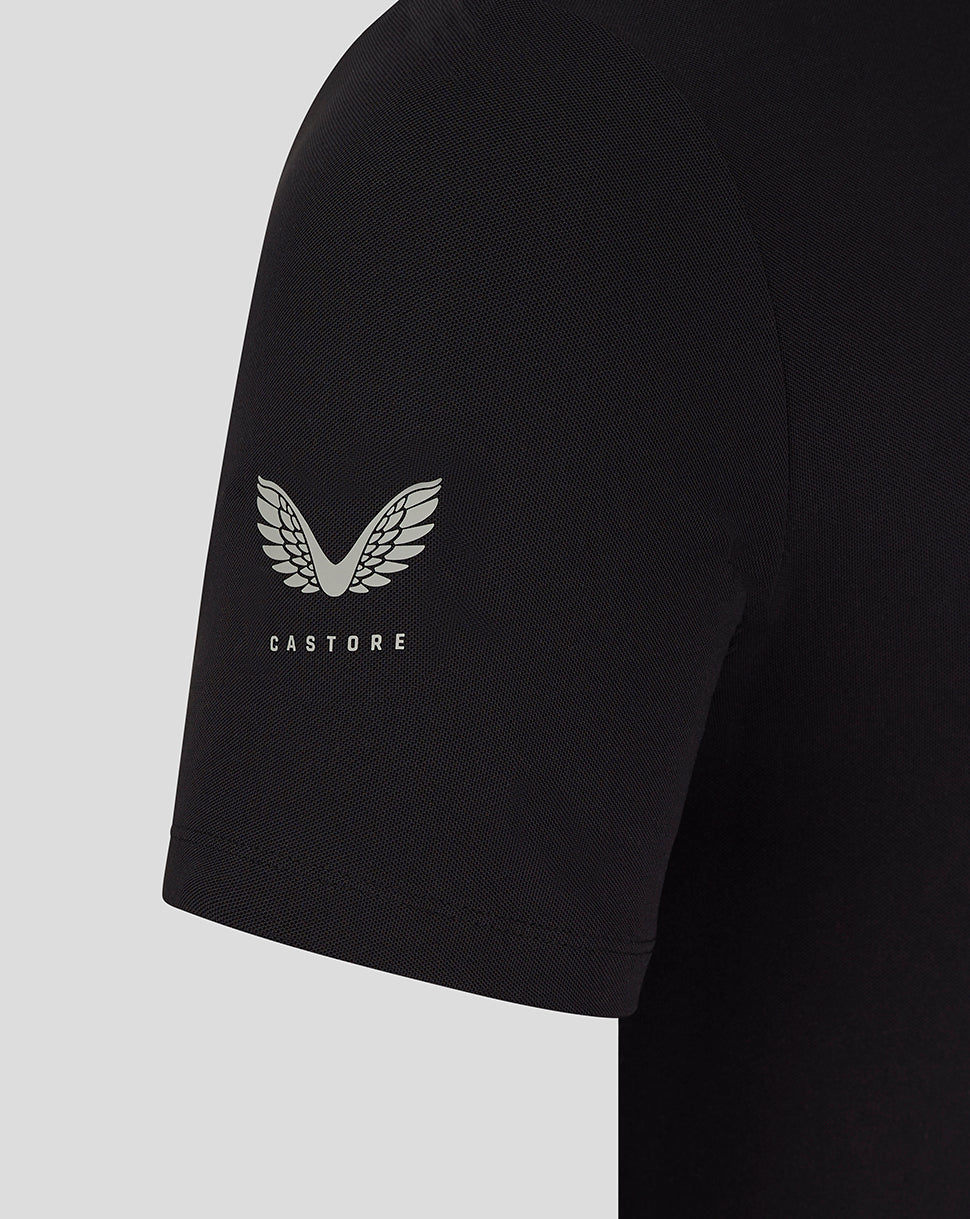 CLUB ESSENTIAL SS POLO - BLACK - Image 3