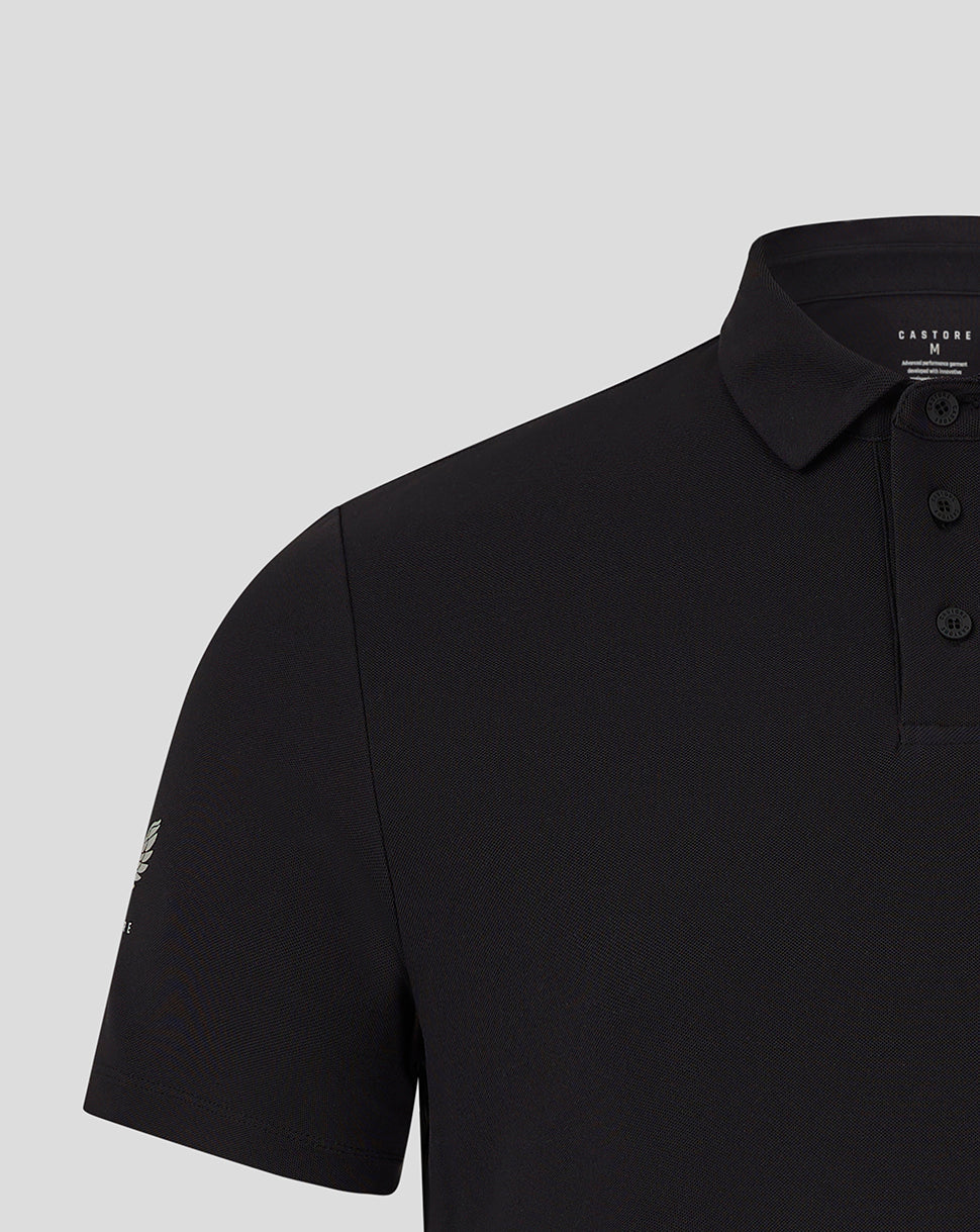 CLUB ESSENTIAL SS POLO - BLACK - Image 5
