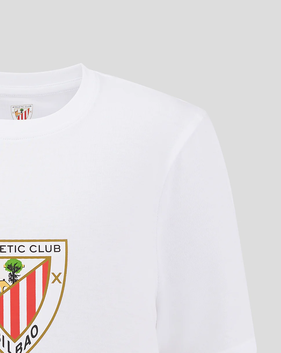 JUNIOR CORE CREST TEE - WHITE - Image 4