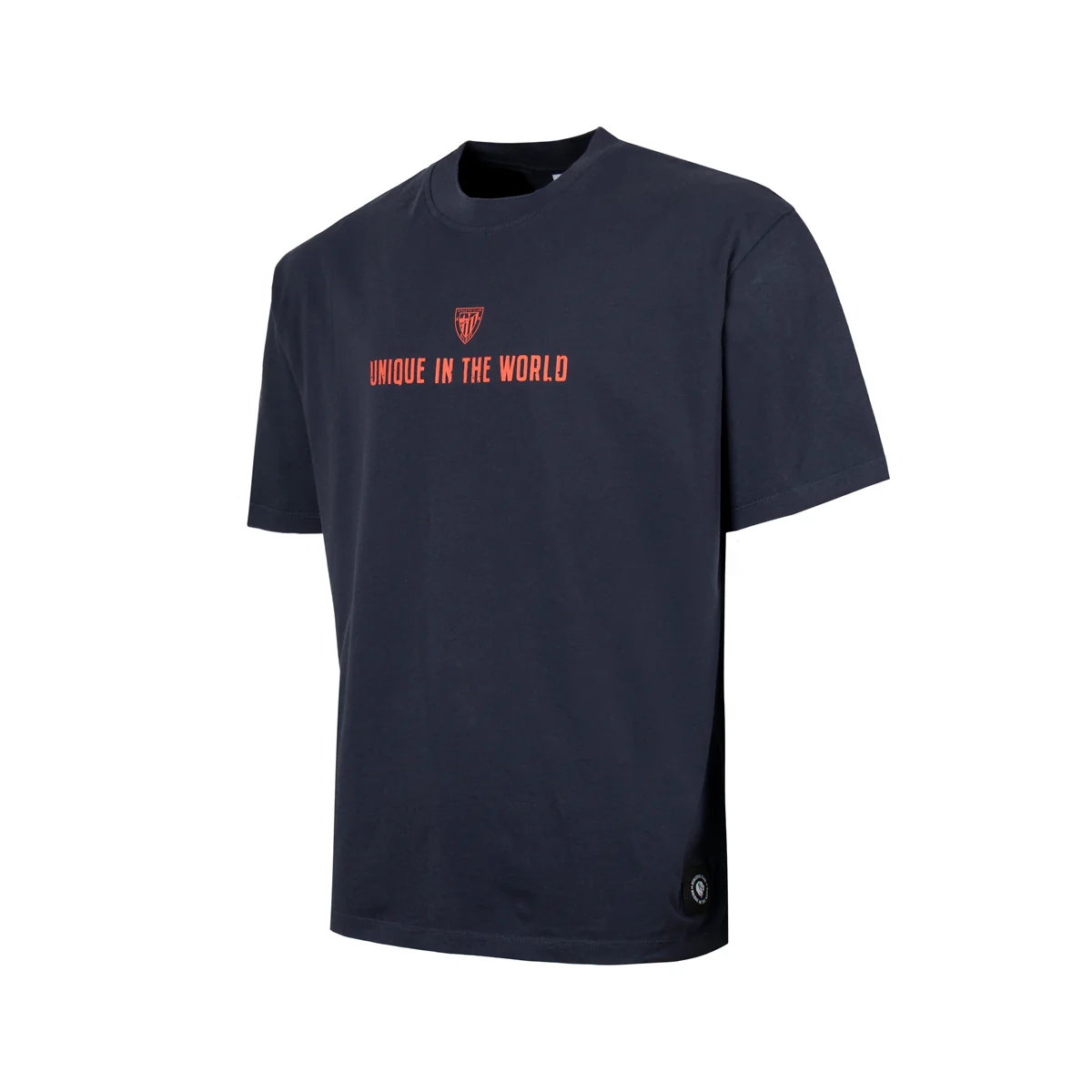 Junior Short-Sleeve T-Shirt Harrobia Crest Navy Blue