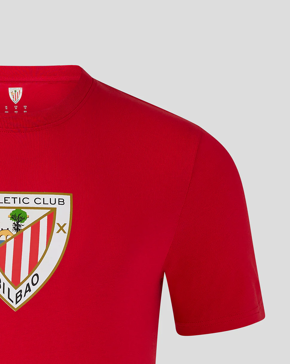MEN'S CORE CREST TEE - RED - Image 3