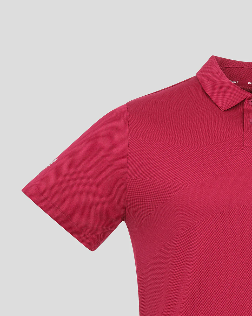 PINNACLE ENGINEERED KNIT POLO RED - Image 3