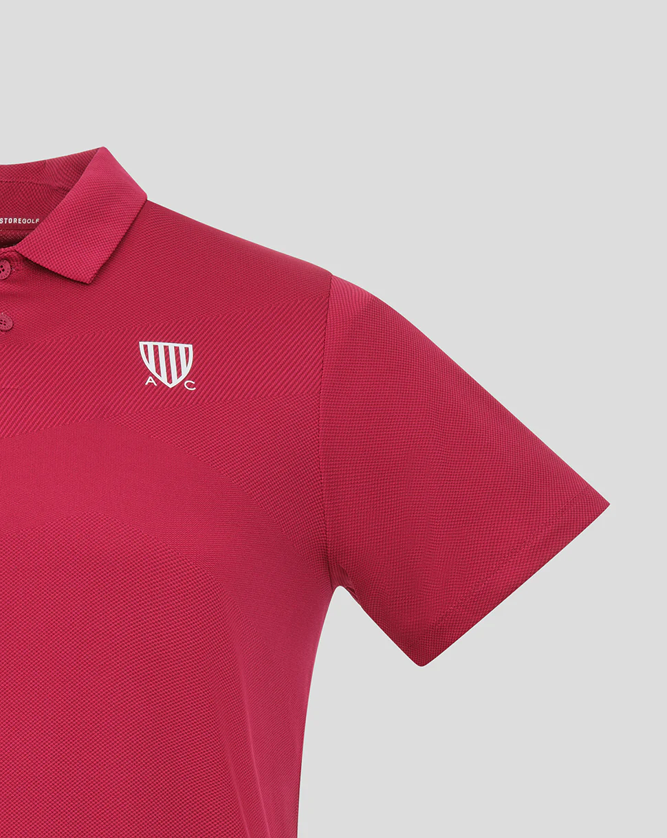 PINNACLE ENGINEERED KNIT POLO RED - Image 4