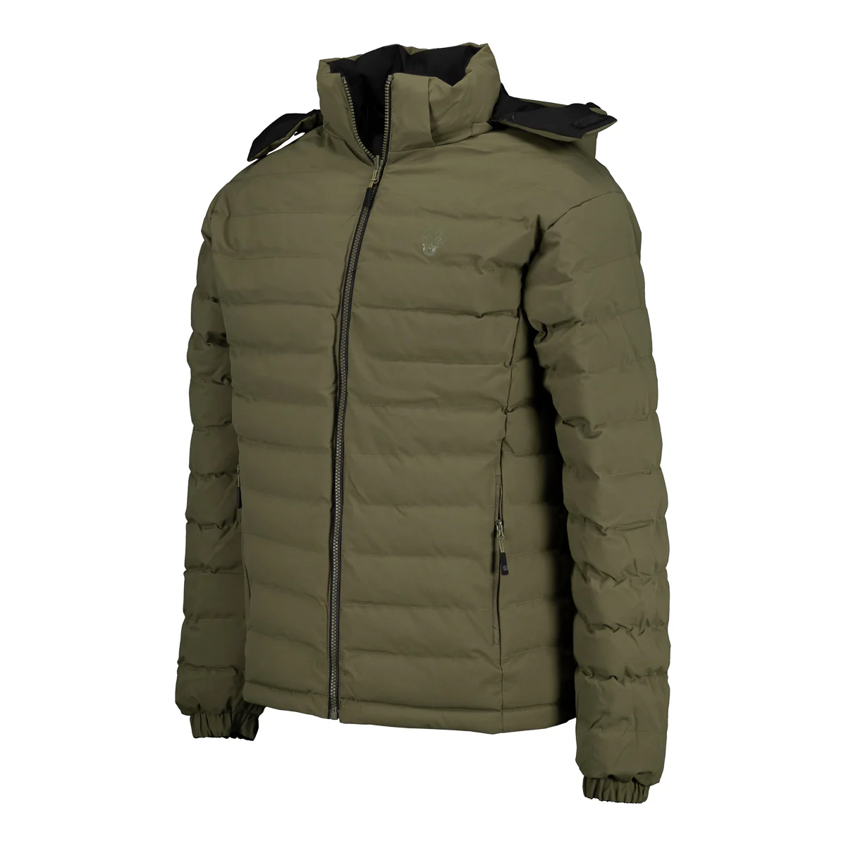 Chaqueta con forro reversible Negro/Verde oliva - Image 3