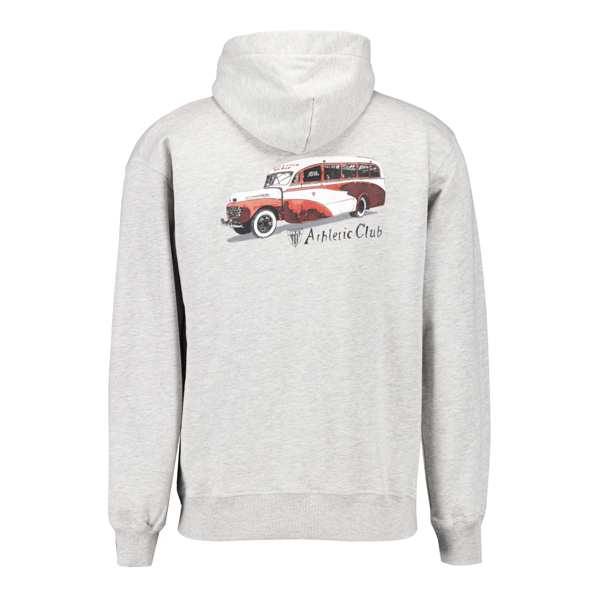 SUDADERA RETRO CAPUCHA AUTOBUS GRIS CLARO - Image 2