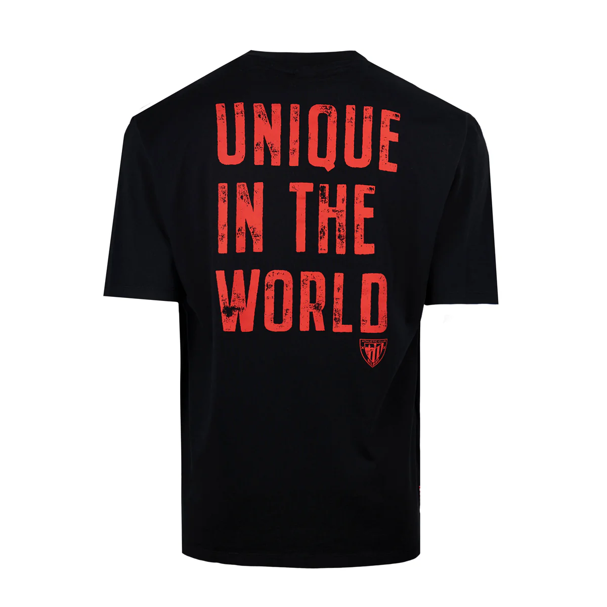 UNIQUE TEXT T-SHIRT BLACK - Image 2