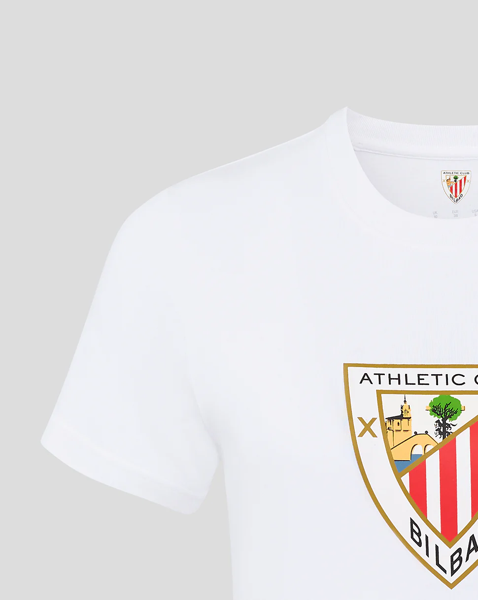 WOMEN'S CORE CREST TEE - WHITE - Image 2