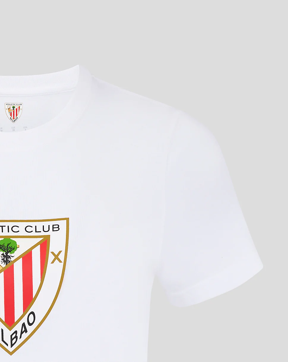 WOMEN'S CORE CREST TEE - WHITE - Image 3