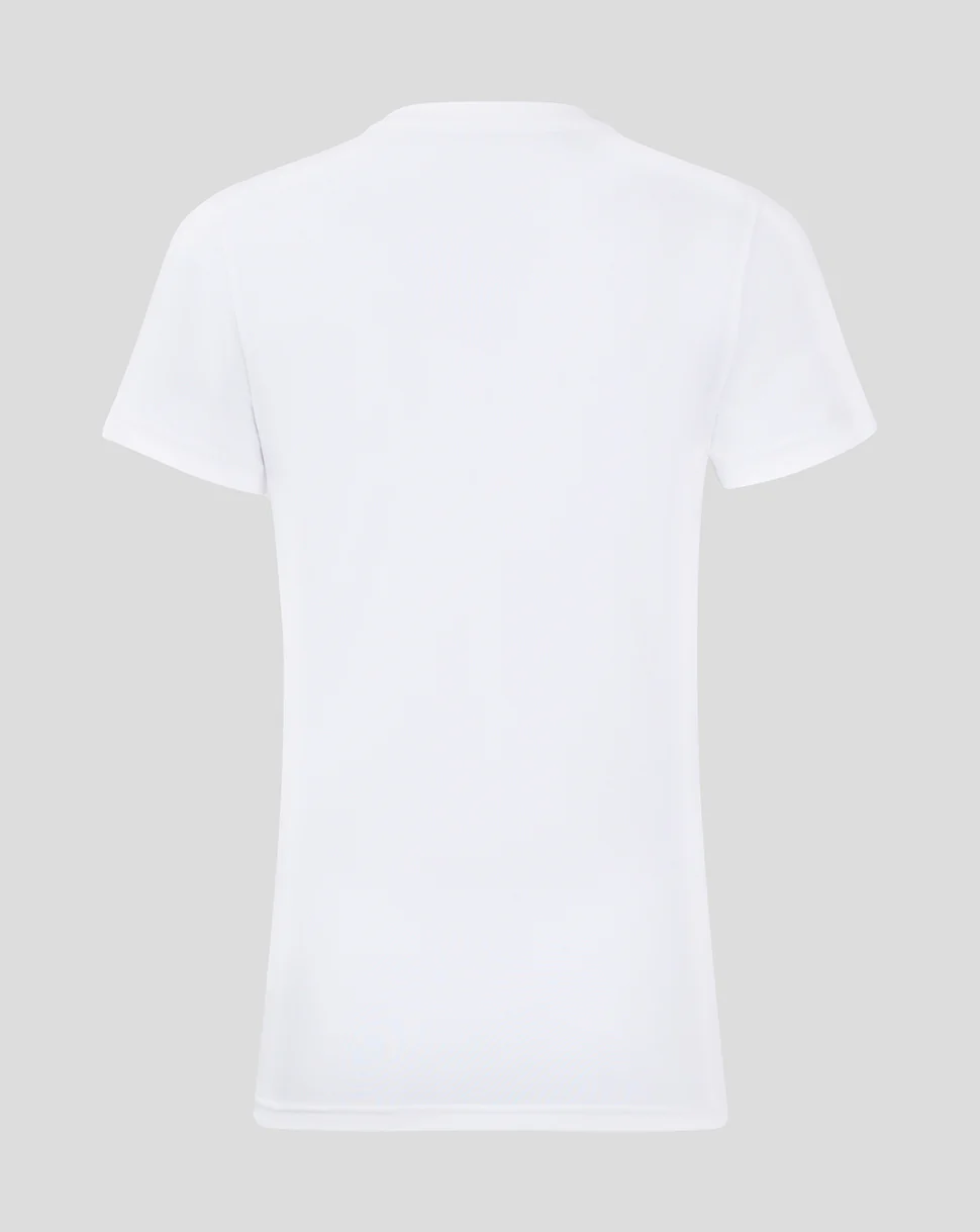 WOMEN'S CORE CREST TEE - WHITE - Image 4
