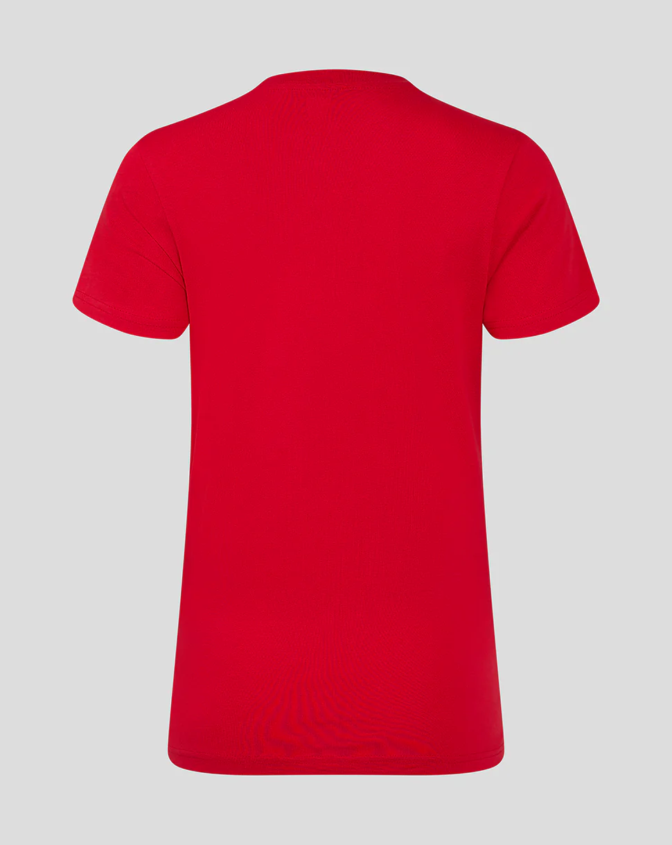 WOMEN'S CORE CREST TEE - RED - Image 2