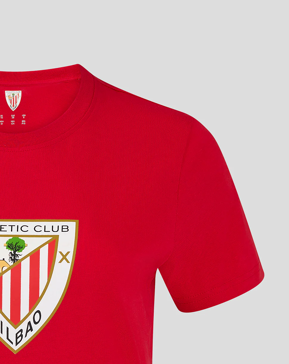WOMEN'S CORE CREST TEE - RED - Image 3